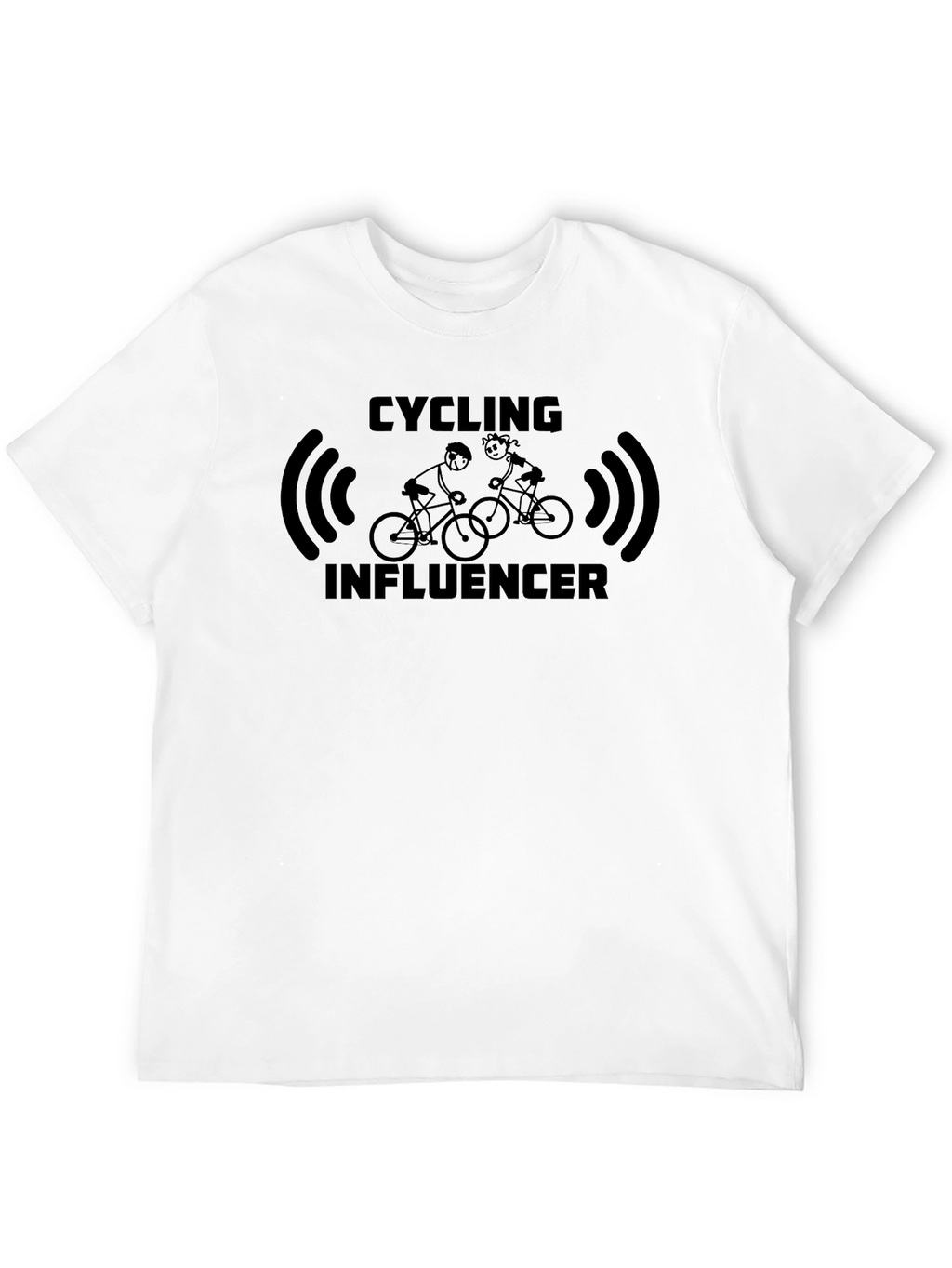 Cycling Influencer Black T-Shirt