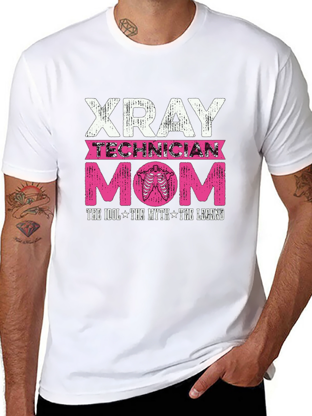 X-Ray Technician Mom Graphic T-Shirt