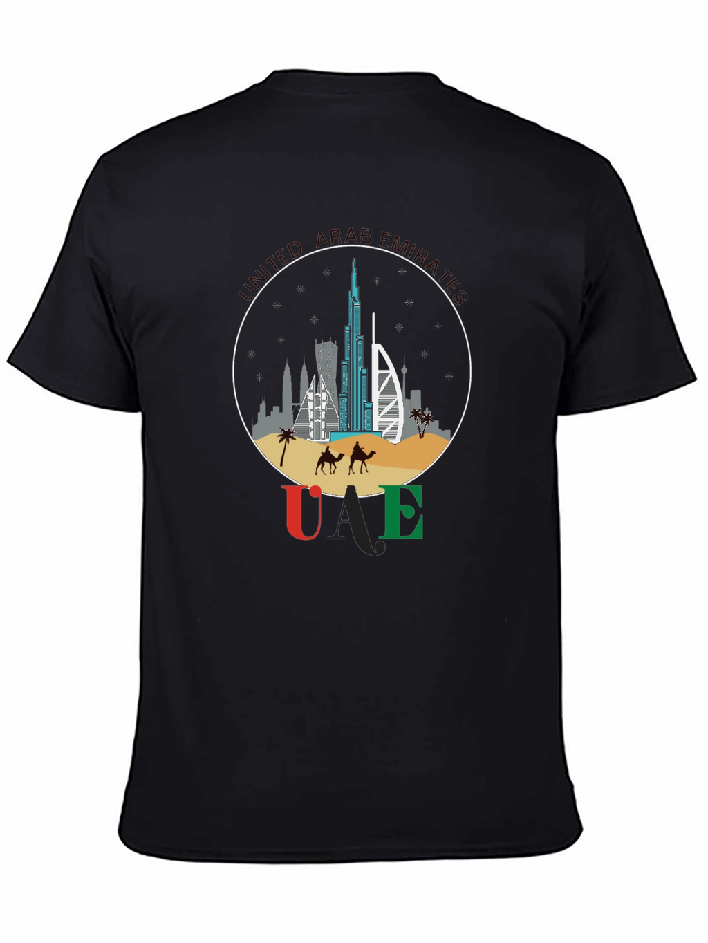 UAE Skyline T-Shirt - Dubai Souvenir Tee