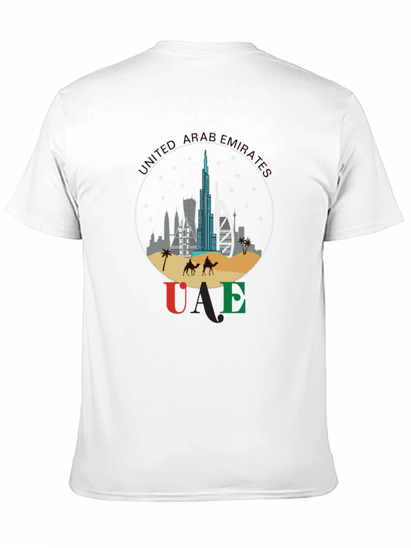 UAE Skyline T-Shirt - Dubai Souvenir Tee