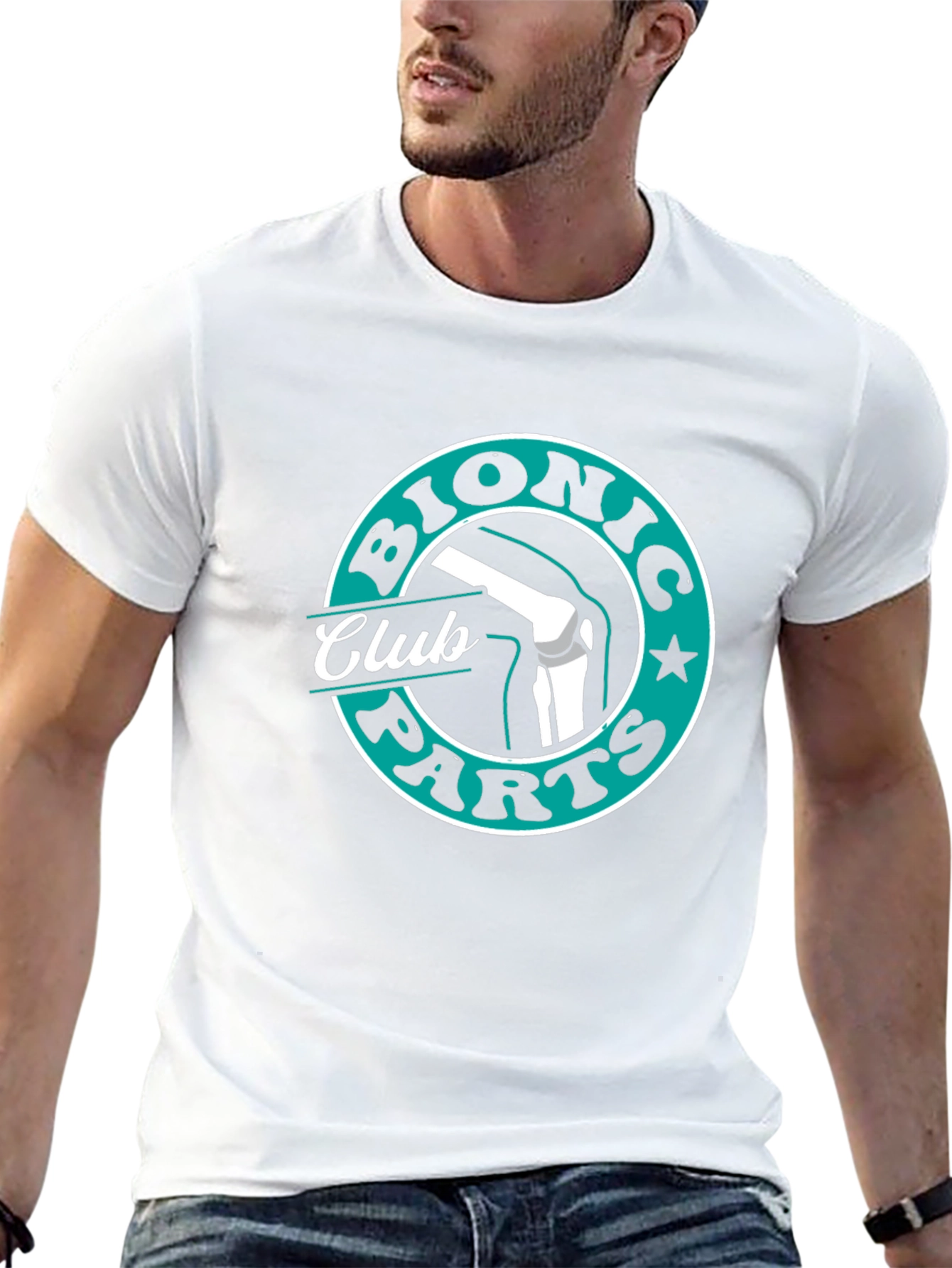 Bionic Parts Club T-Shirt - Medical Humor Tee
