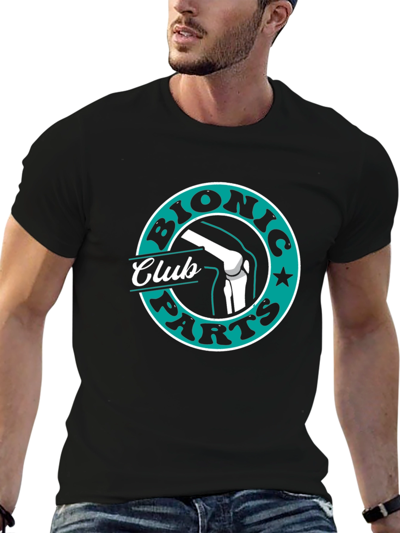 Bionic Parts Club T-Shirt - Medical Humor Tee