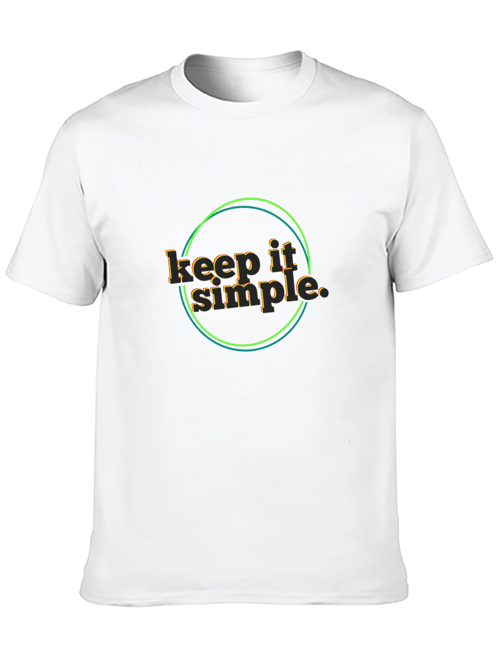 Keep It Simple Black T-Shirt