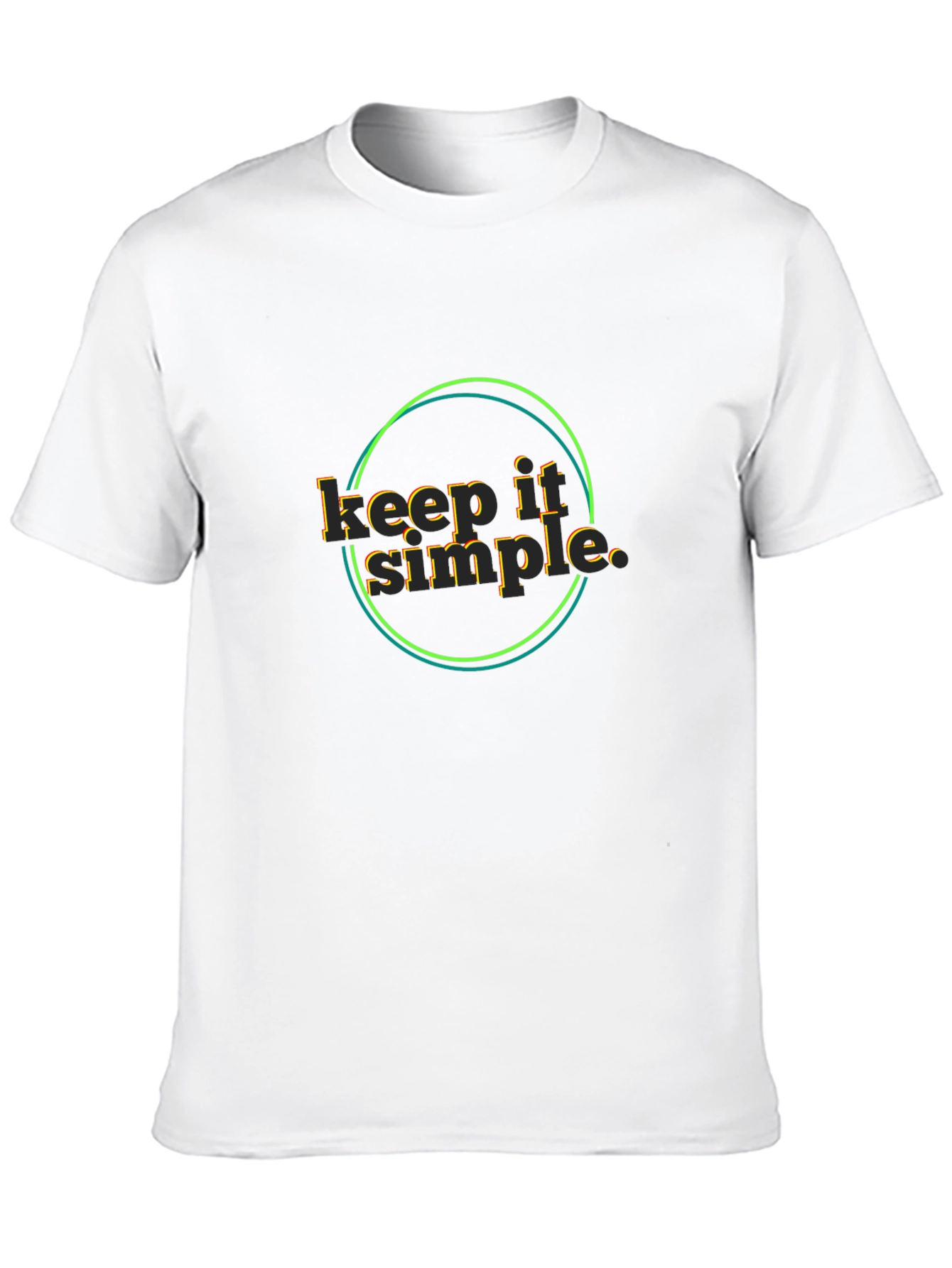 Keep It Simple Black T-Shirt
