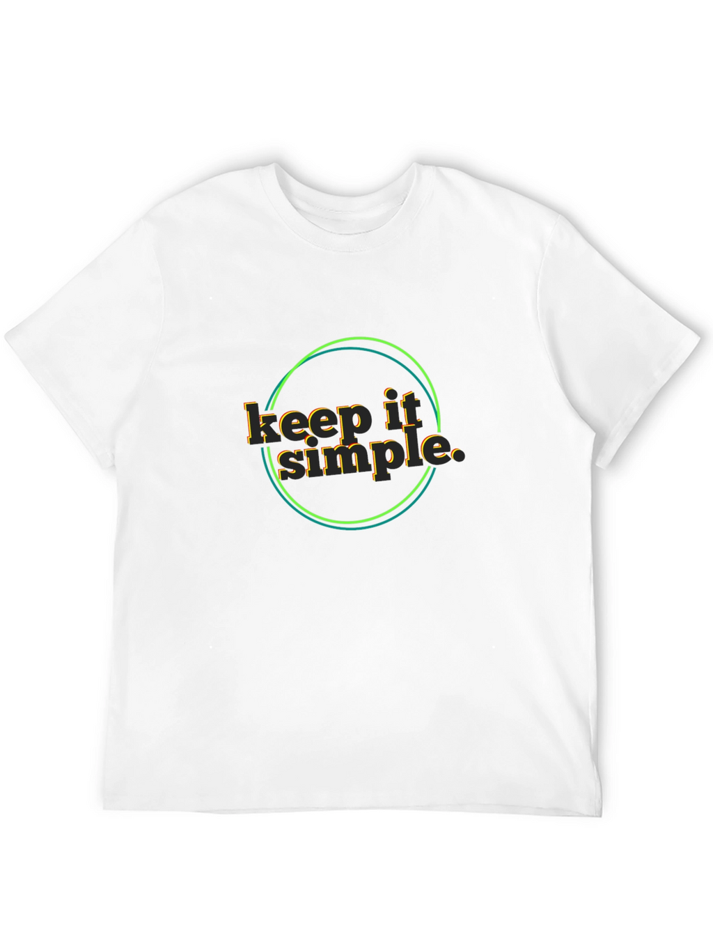 Keep It Simple Black T-Shirt