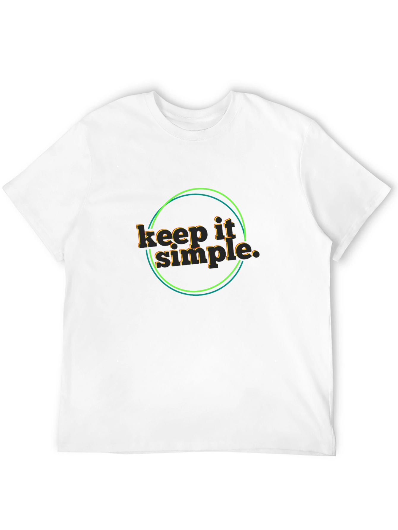 Keep It Simple Black T-Shirt