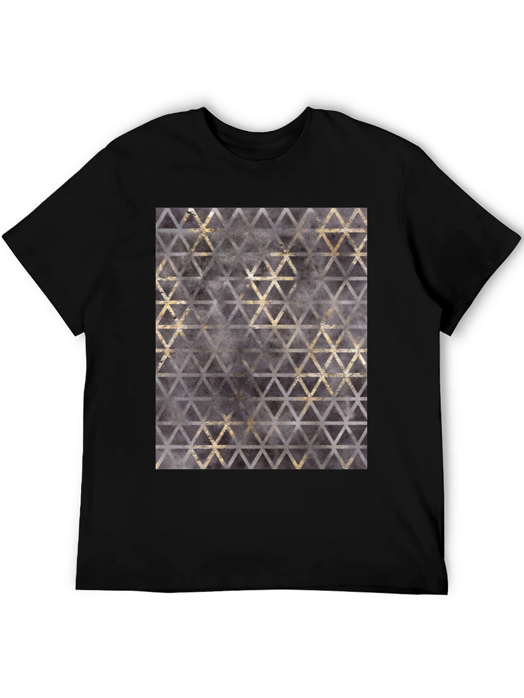 Geometric Triangle Print T-Shirt