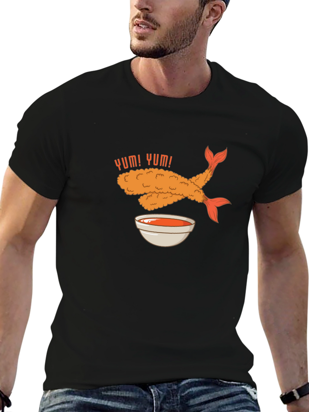 Yum! Tempura Shrimp Graphic T-Shirt