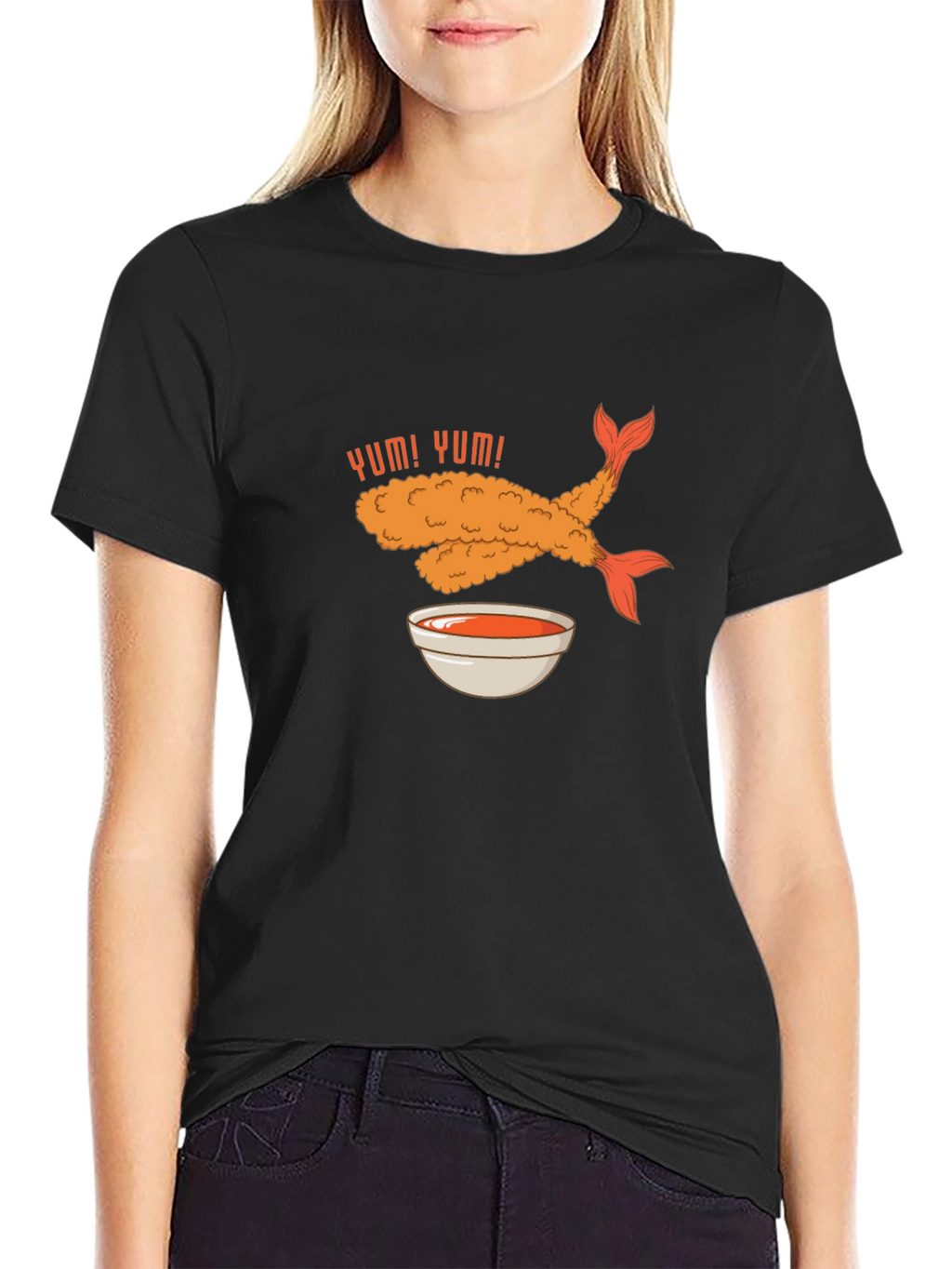Yum! Tempura Shrimp Graphic T-Shirt
