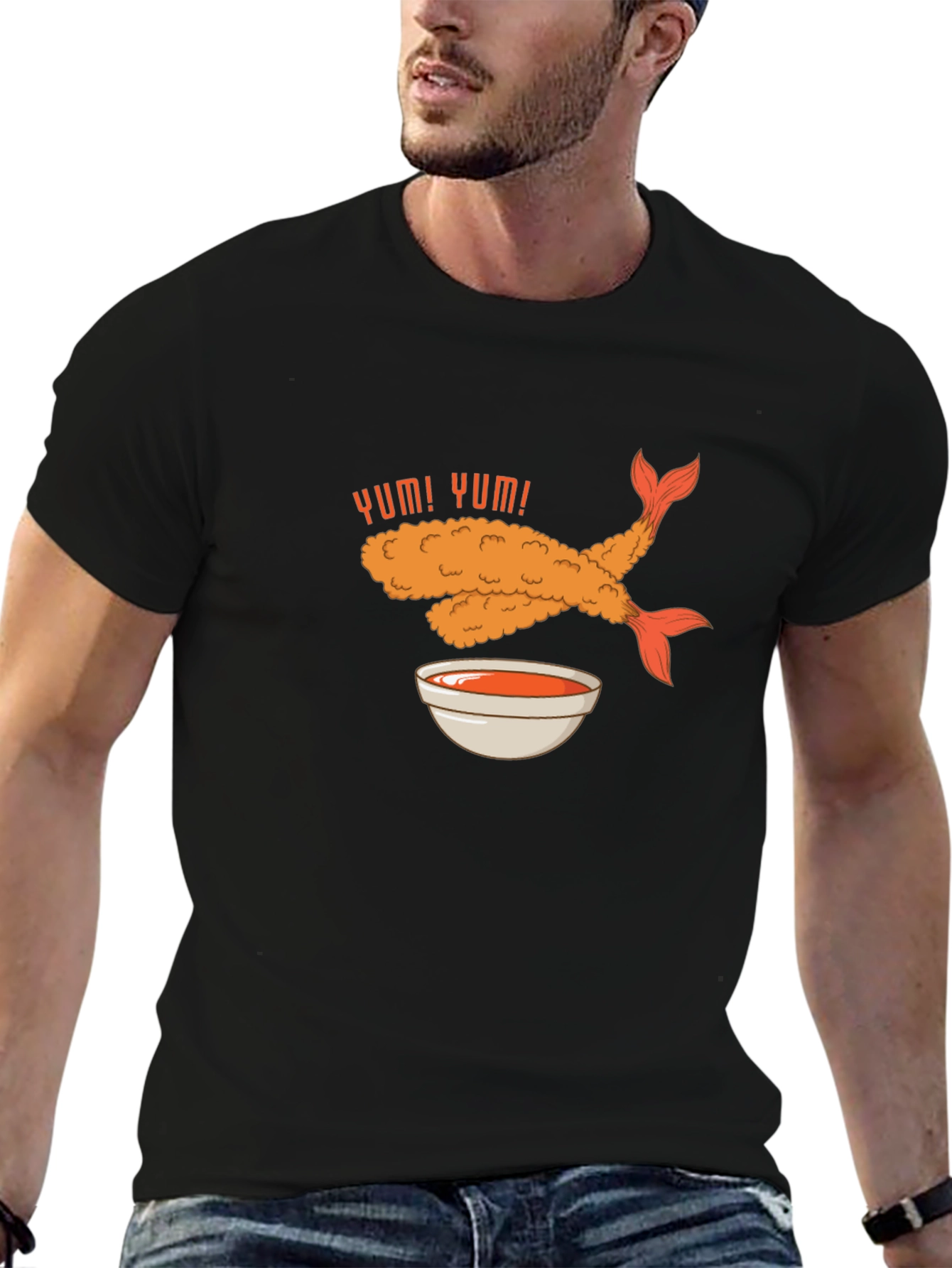 Yum! Tempura Shrimp Graphic T-Shirt