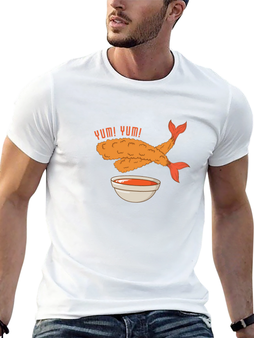 Yum! Tempura Shrimp Graphic T-Shirt