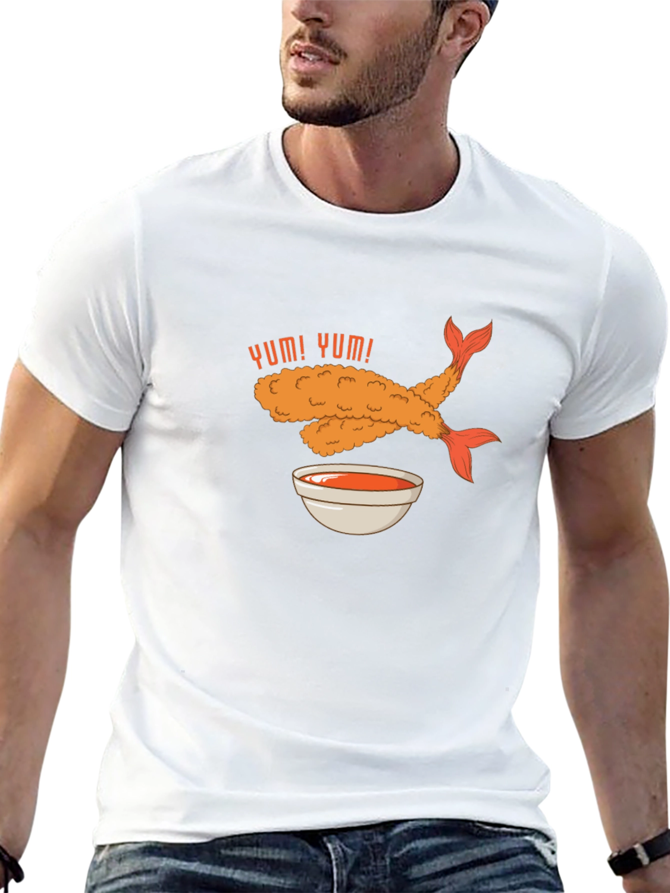 Yum! Tempura Shrimp Graphic T-Shirt