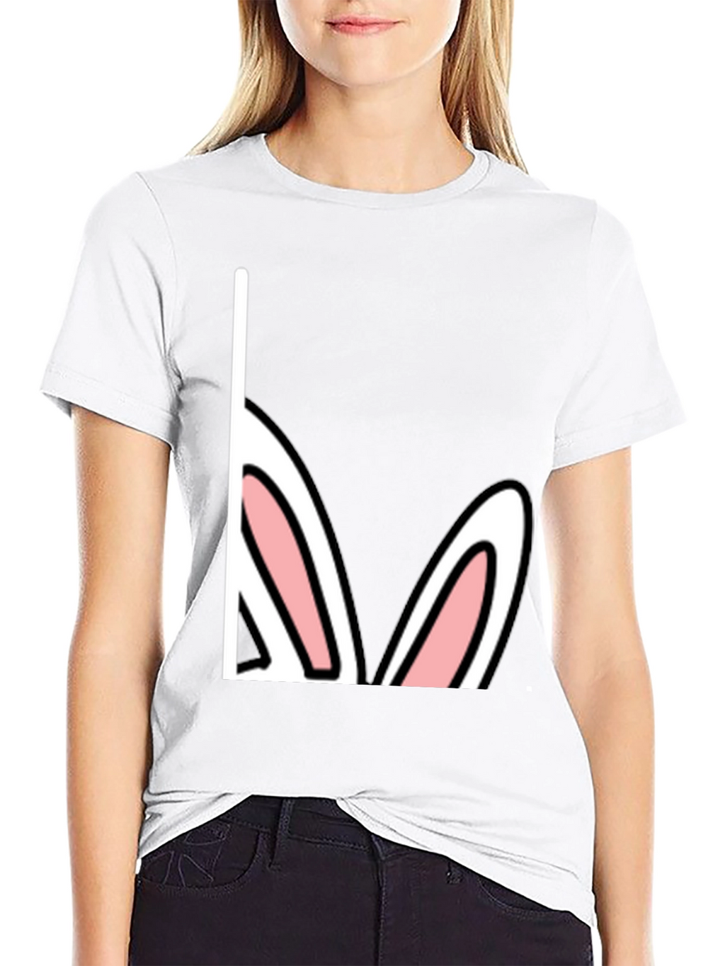 Easter Bunny Ears Peek T-Shirt - Fun Holiday Apparel