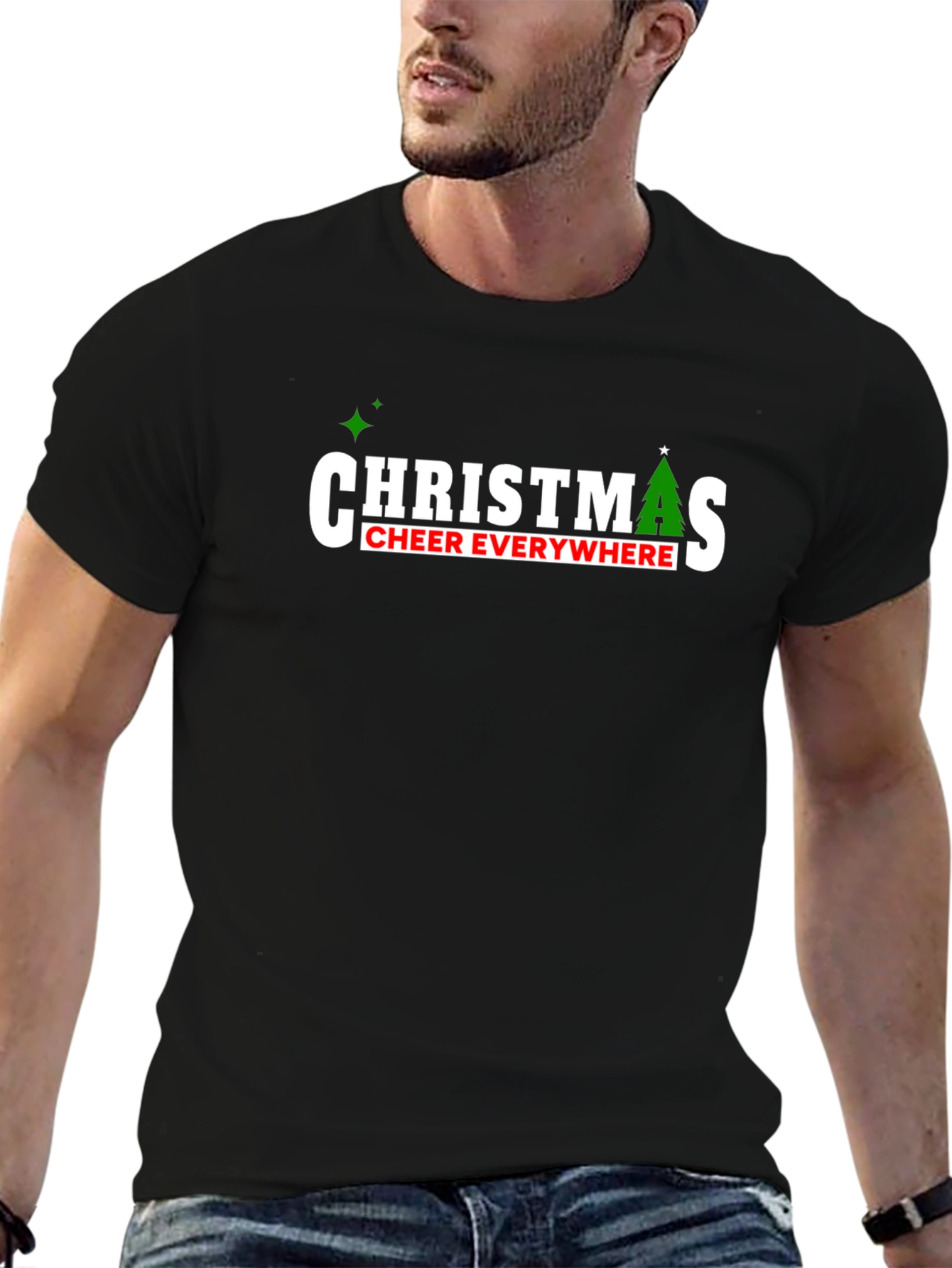 Christmas Cheer Everywhere Graphic T-Shirt