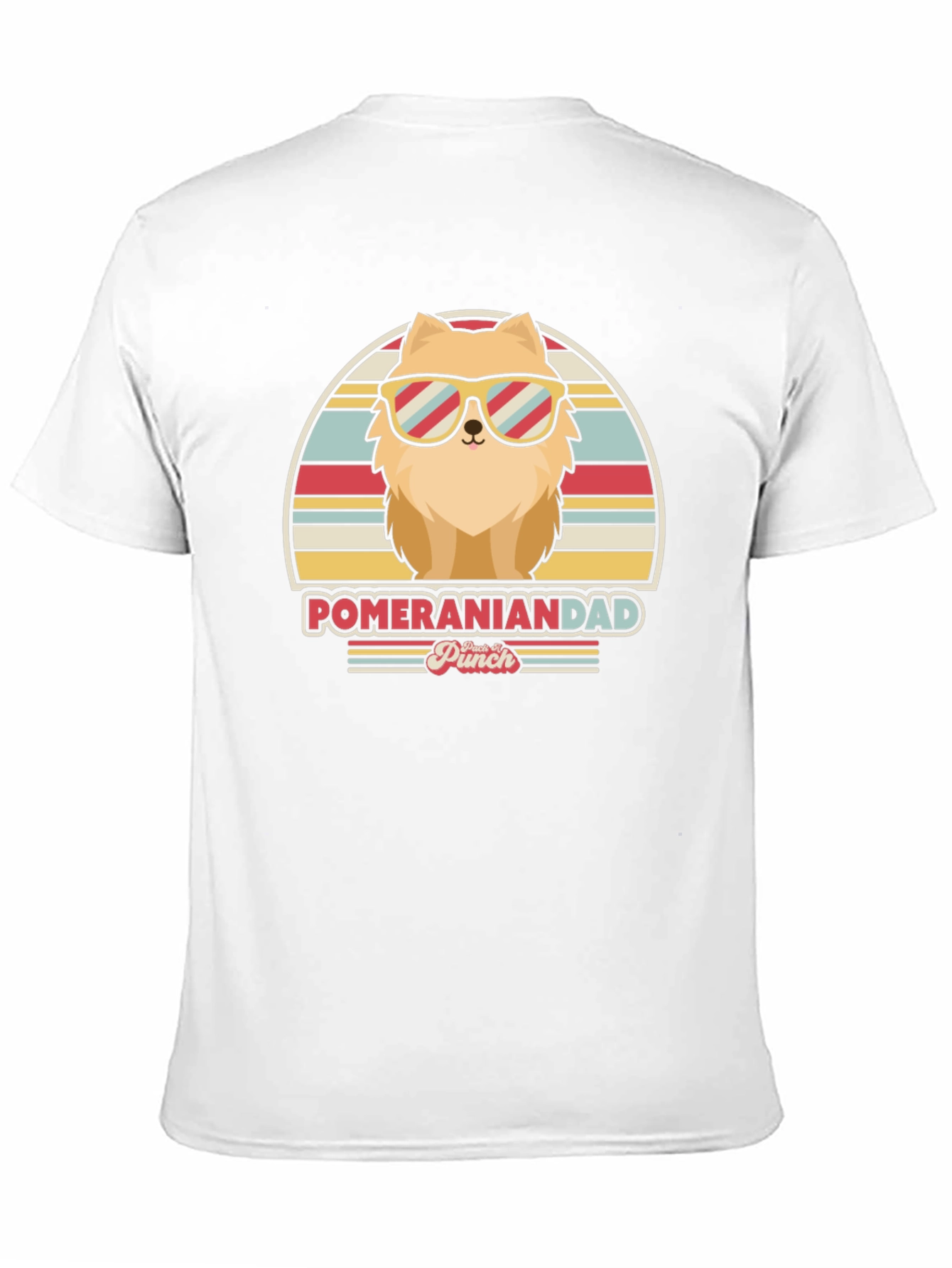 Pomeranian Dad T-Shirt - Retro Dog Lover Tee