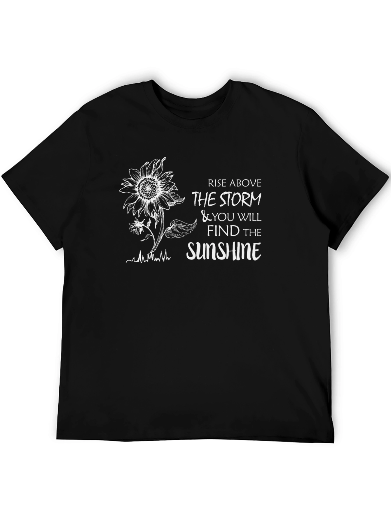 Rise Above Sunflower Graphic Tee