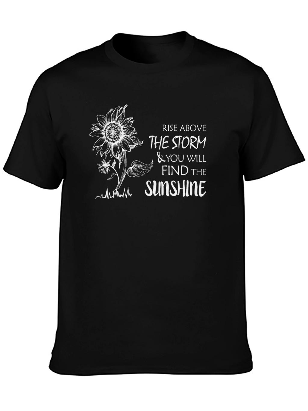 Rise Above Sunflower Graphic Tee