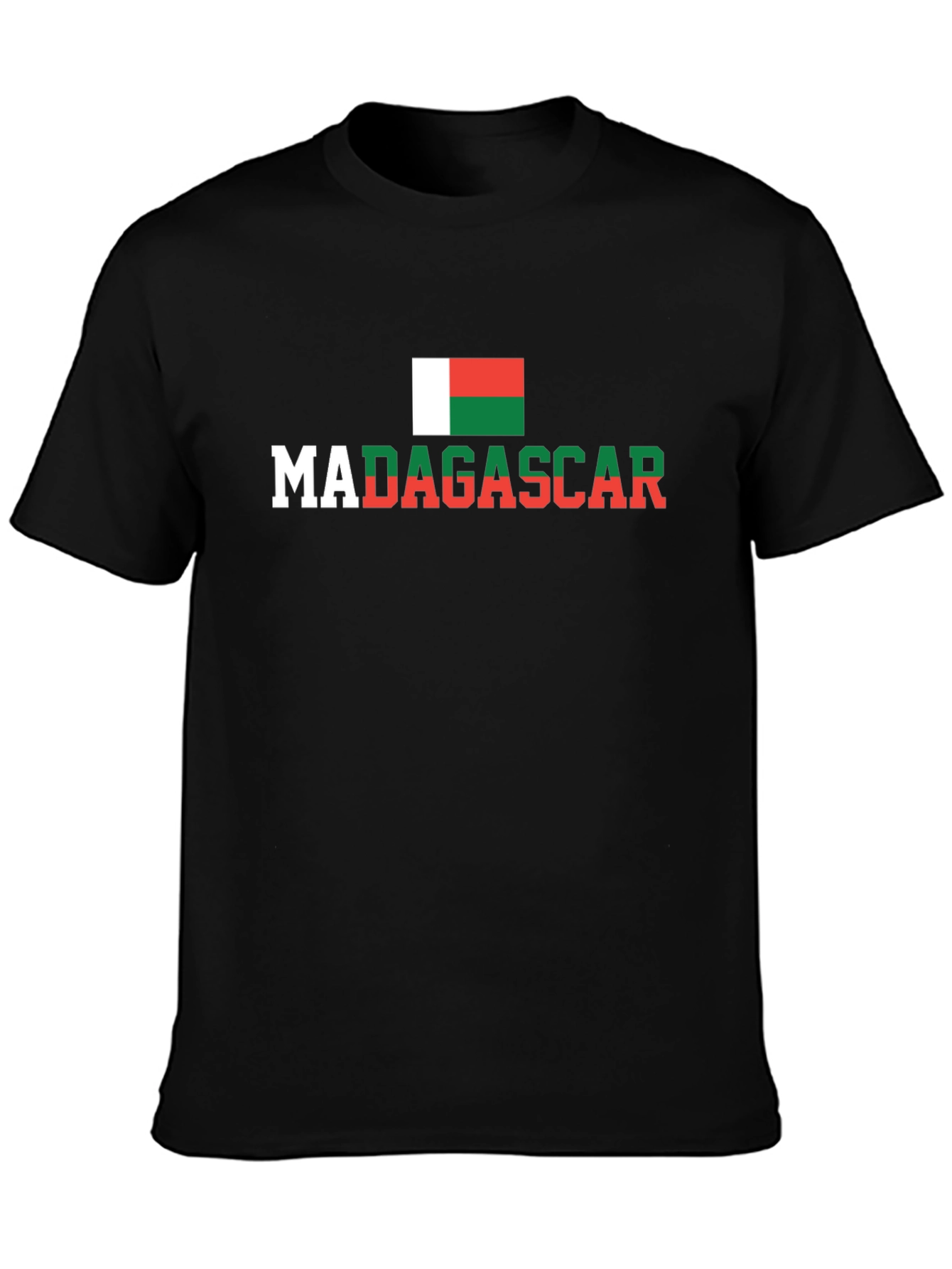 Madagascar Flag Graphic T-Shirt