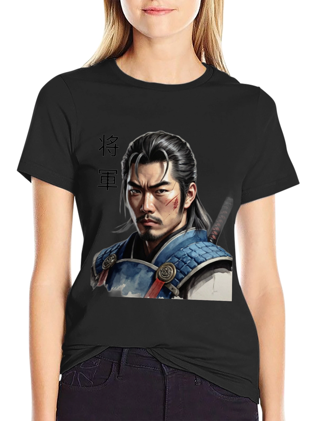 Samurai Warrior Graphic T-Shirt