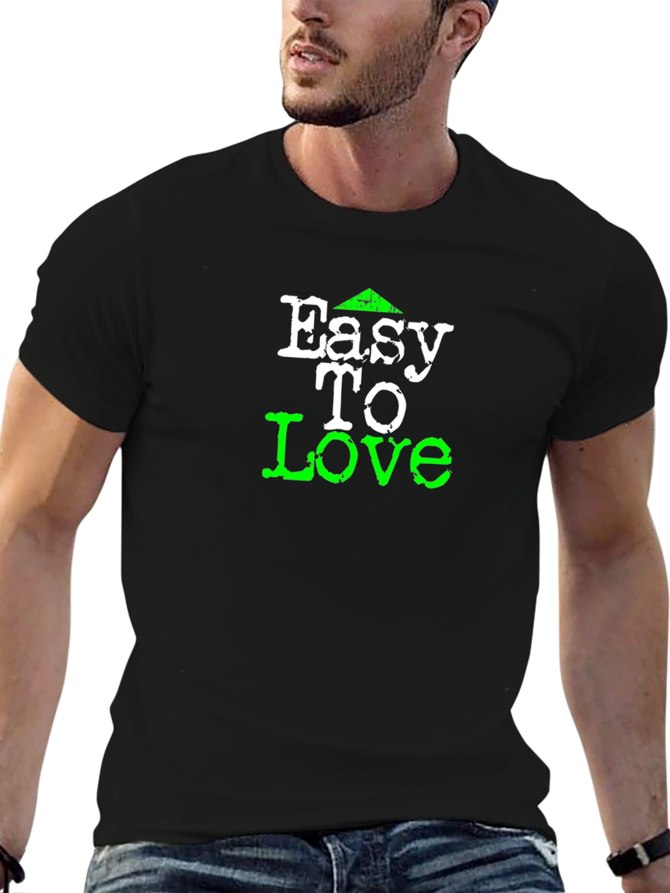 Easy To Love Black T-Shirt