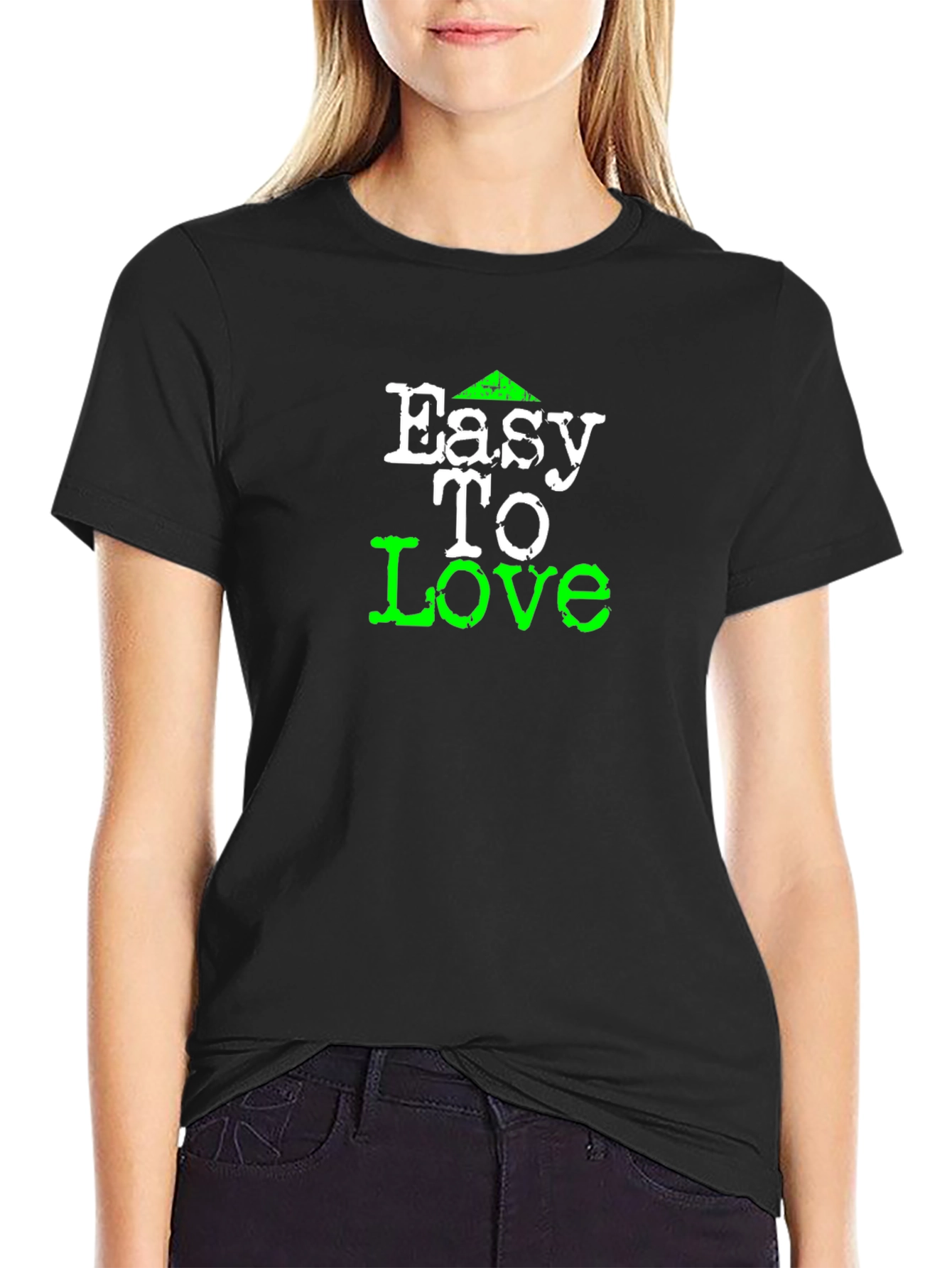 Easy To Love Black T-Shirt
