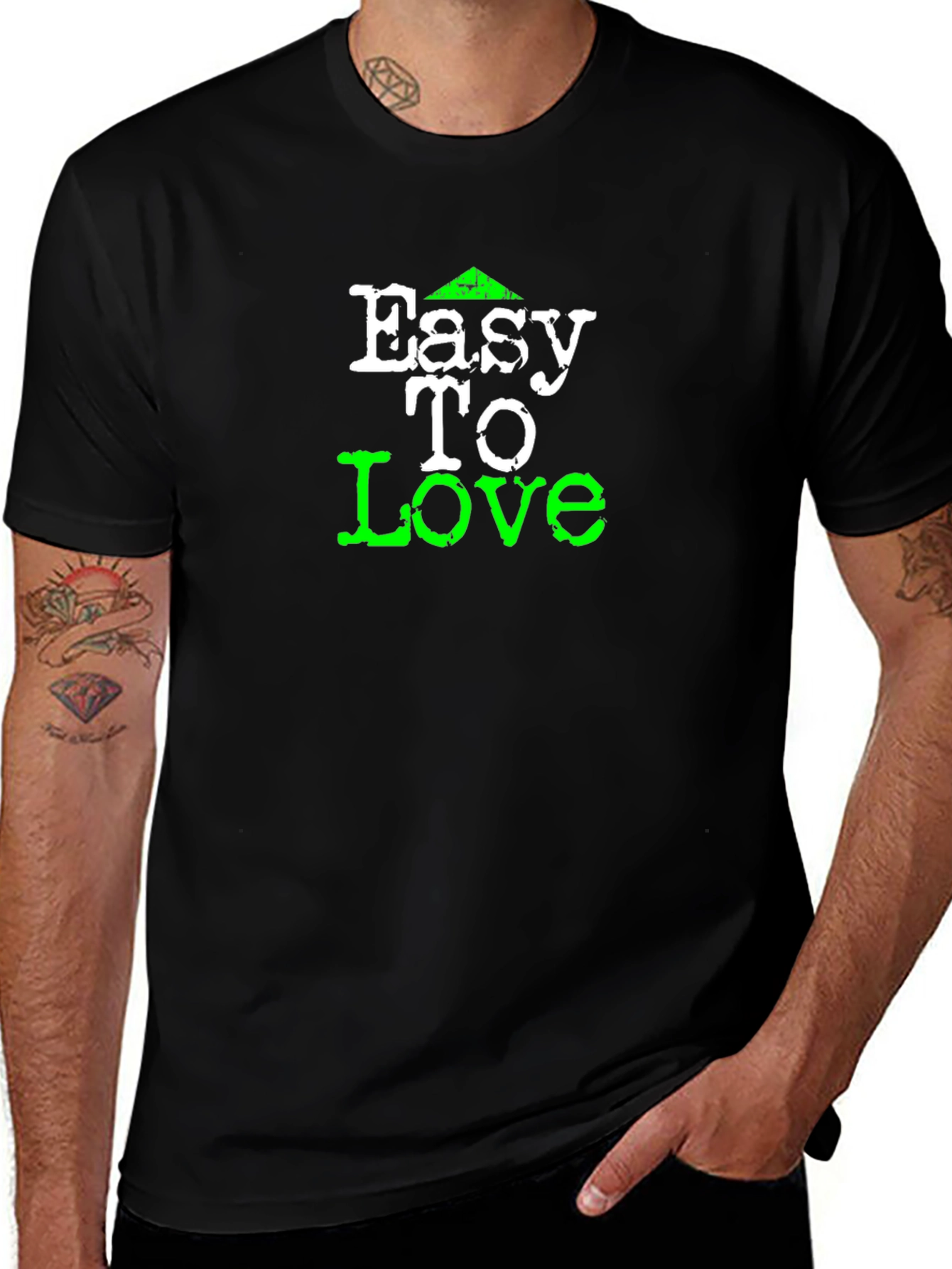 Easy To Love Black T-Shirt