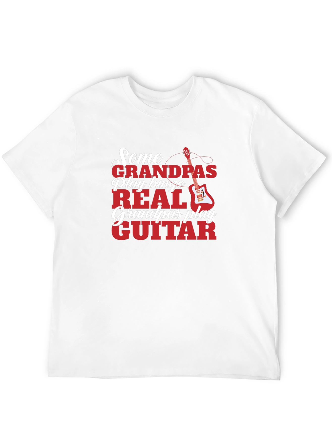 Grandpa Guitar Player T-Shirt