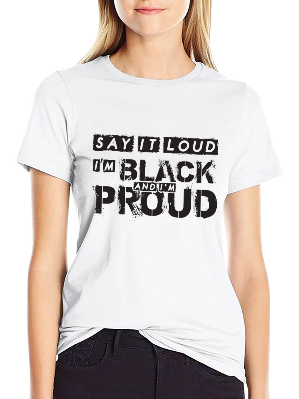 Say it Loud T-Shirt - Black Pride Tee
