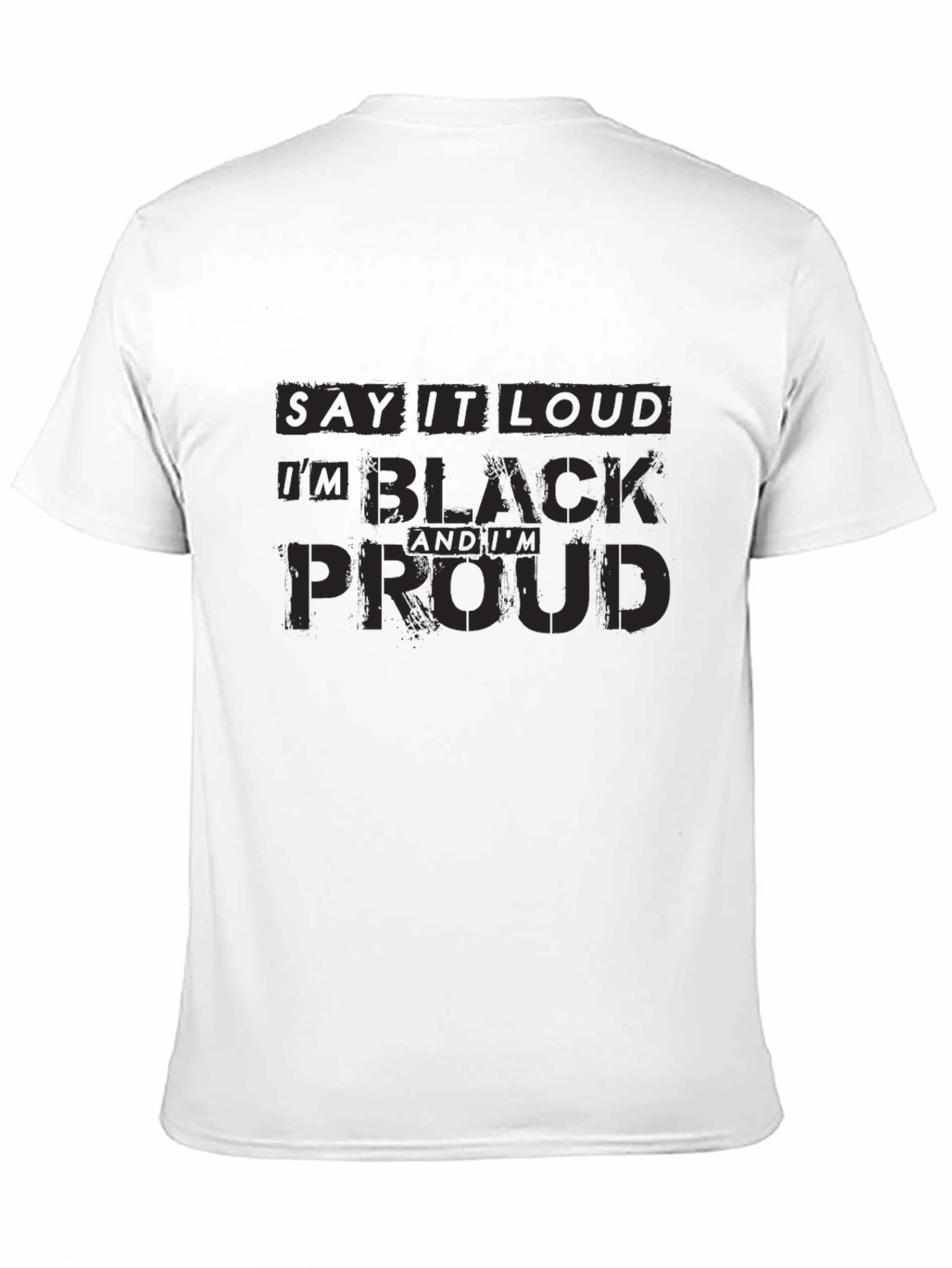 Say it Loud T-Shirt - Black Pride Tee