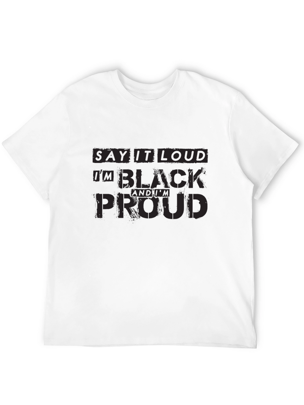 Say it Loud T-Shirt - Black Pride Tee