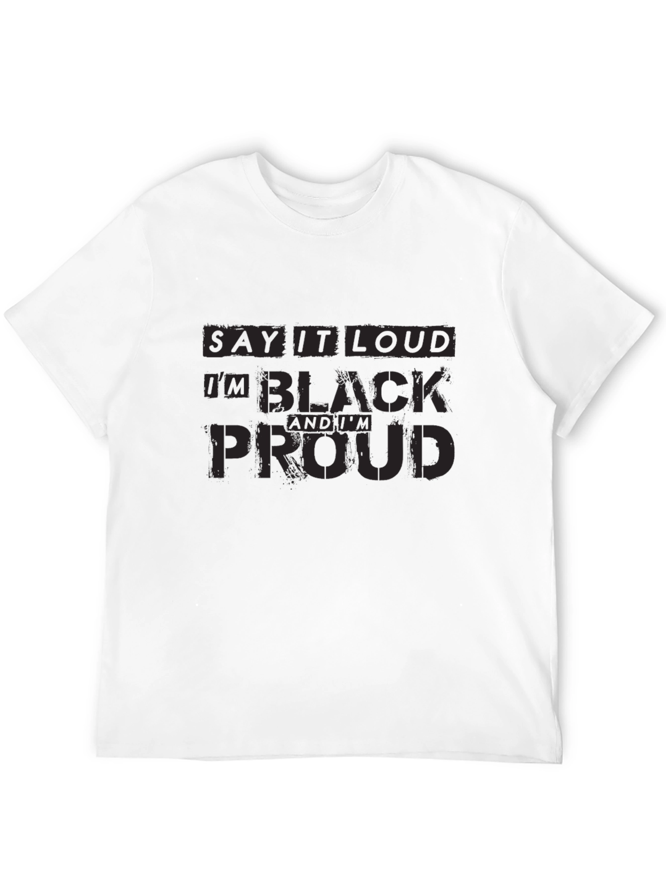 Say it Loud T-Shirt - Black Pride Tee