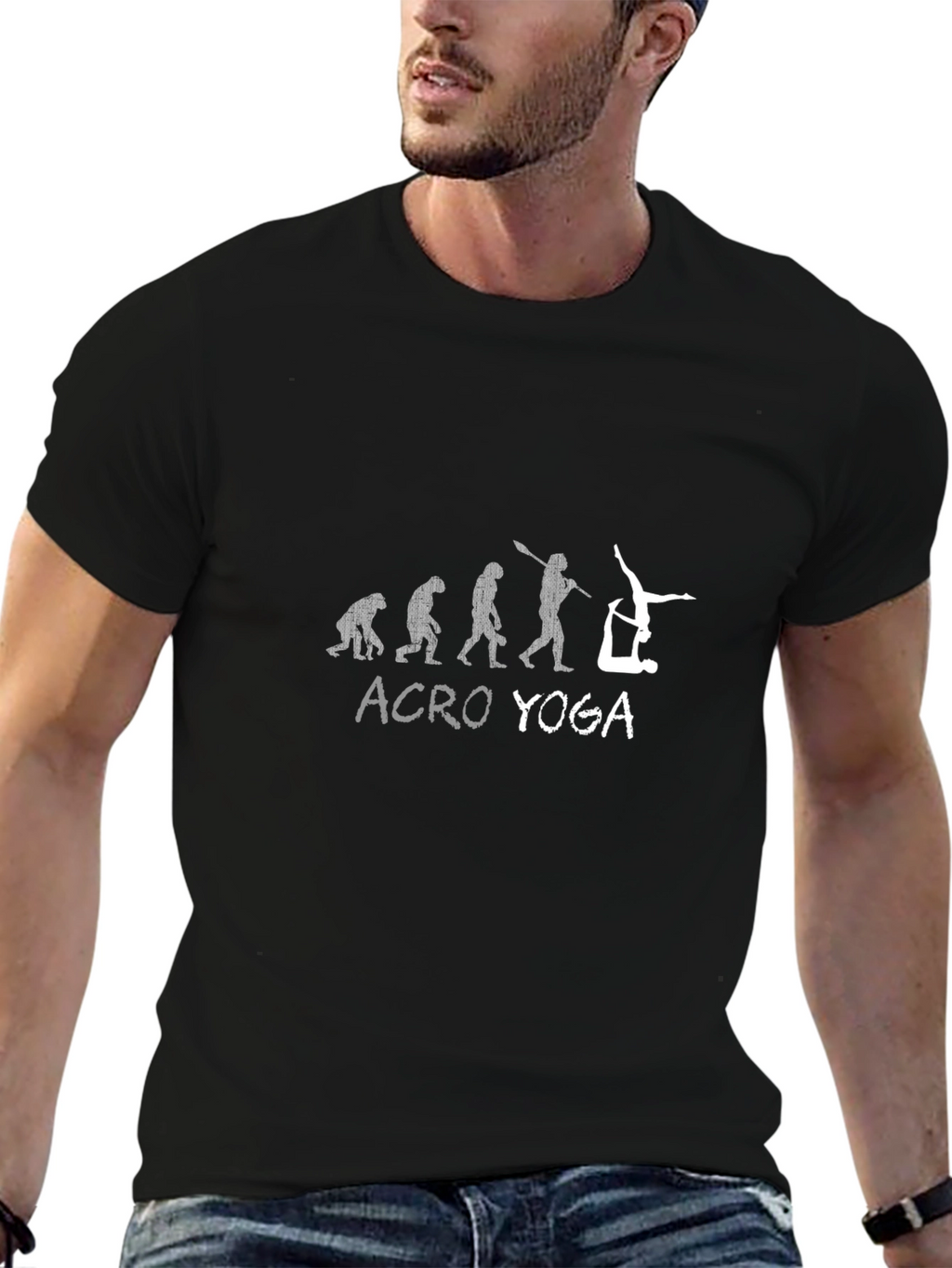 Acro Yoga Evolution T-Shirt - Black