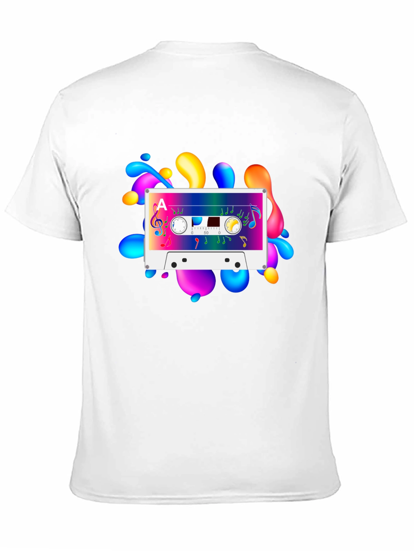 Retro Cassette Tape Graphic T-Shirt
