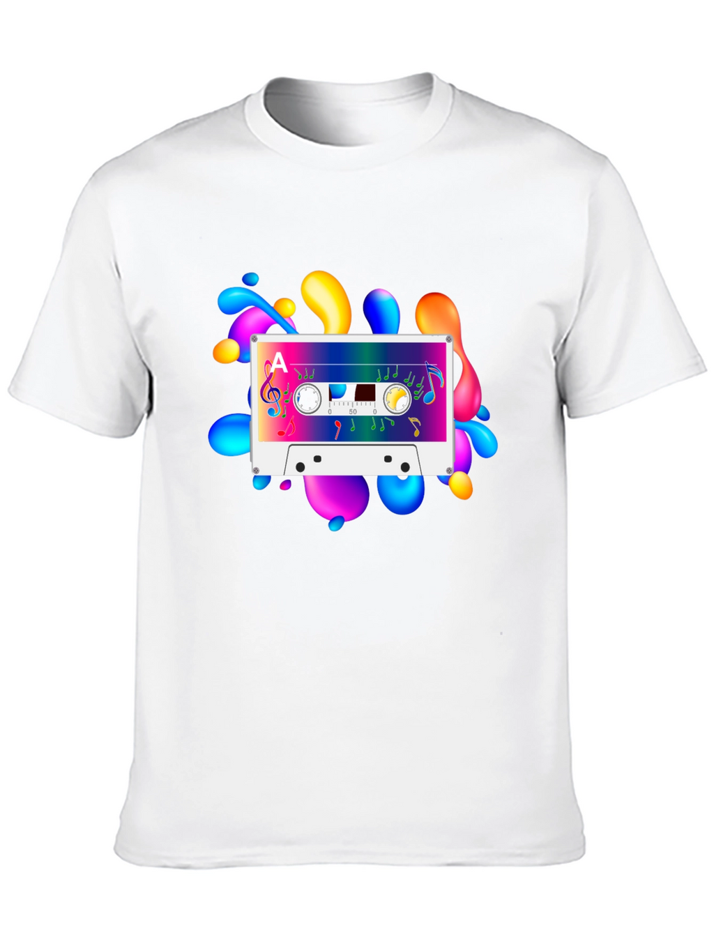 Retro Cassette Tape Graphic T-Shirt
