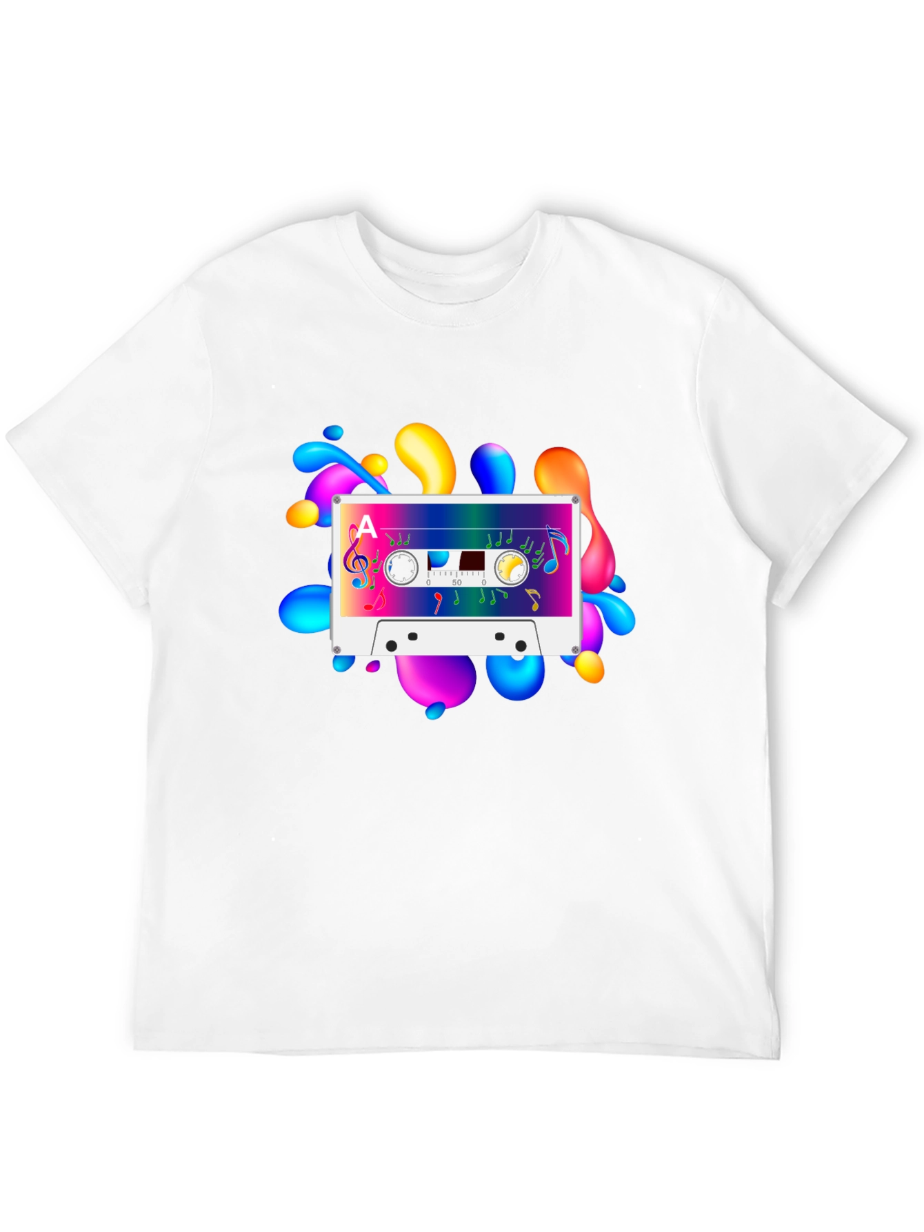 Retro Cassette Tape Graphic T-Shirt