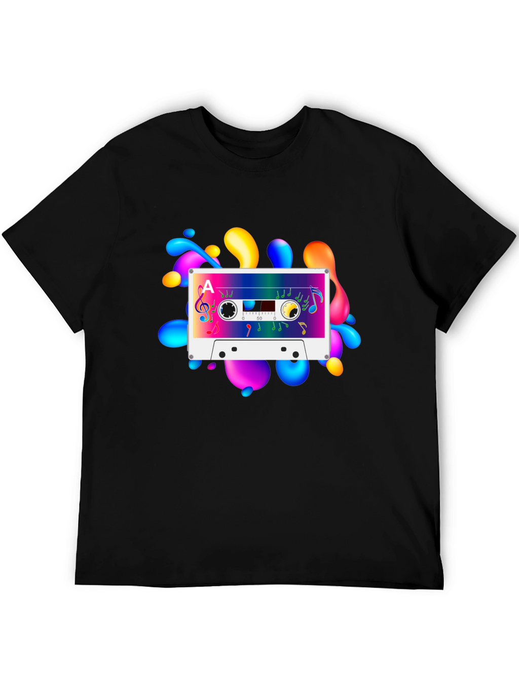 Retro Cassette Tape Graphic T-Shirt