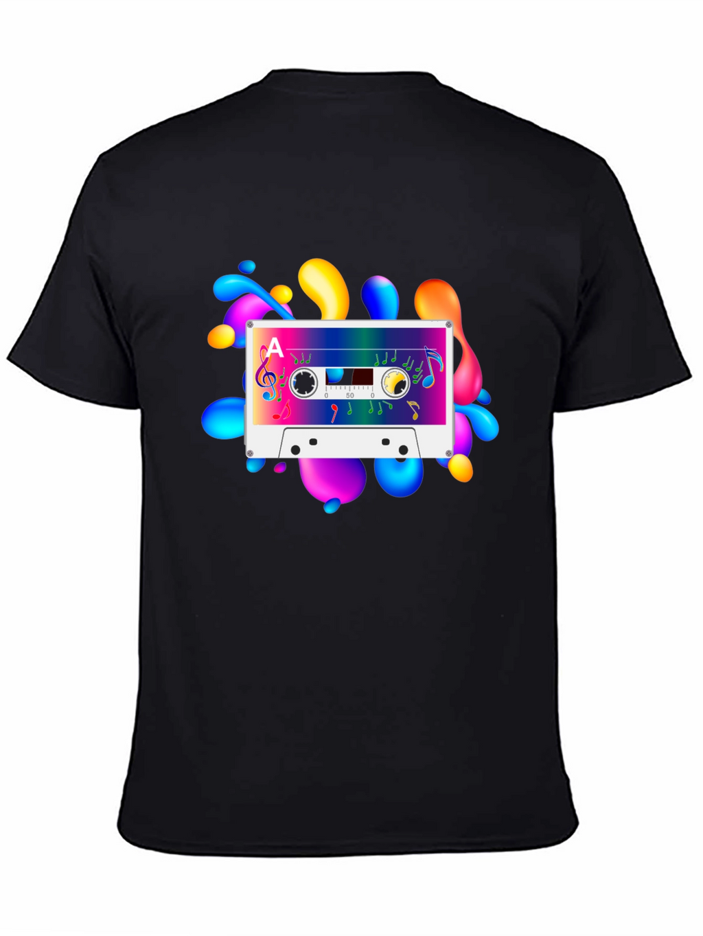 Retro Cassette Tape Graphic T-Shirt