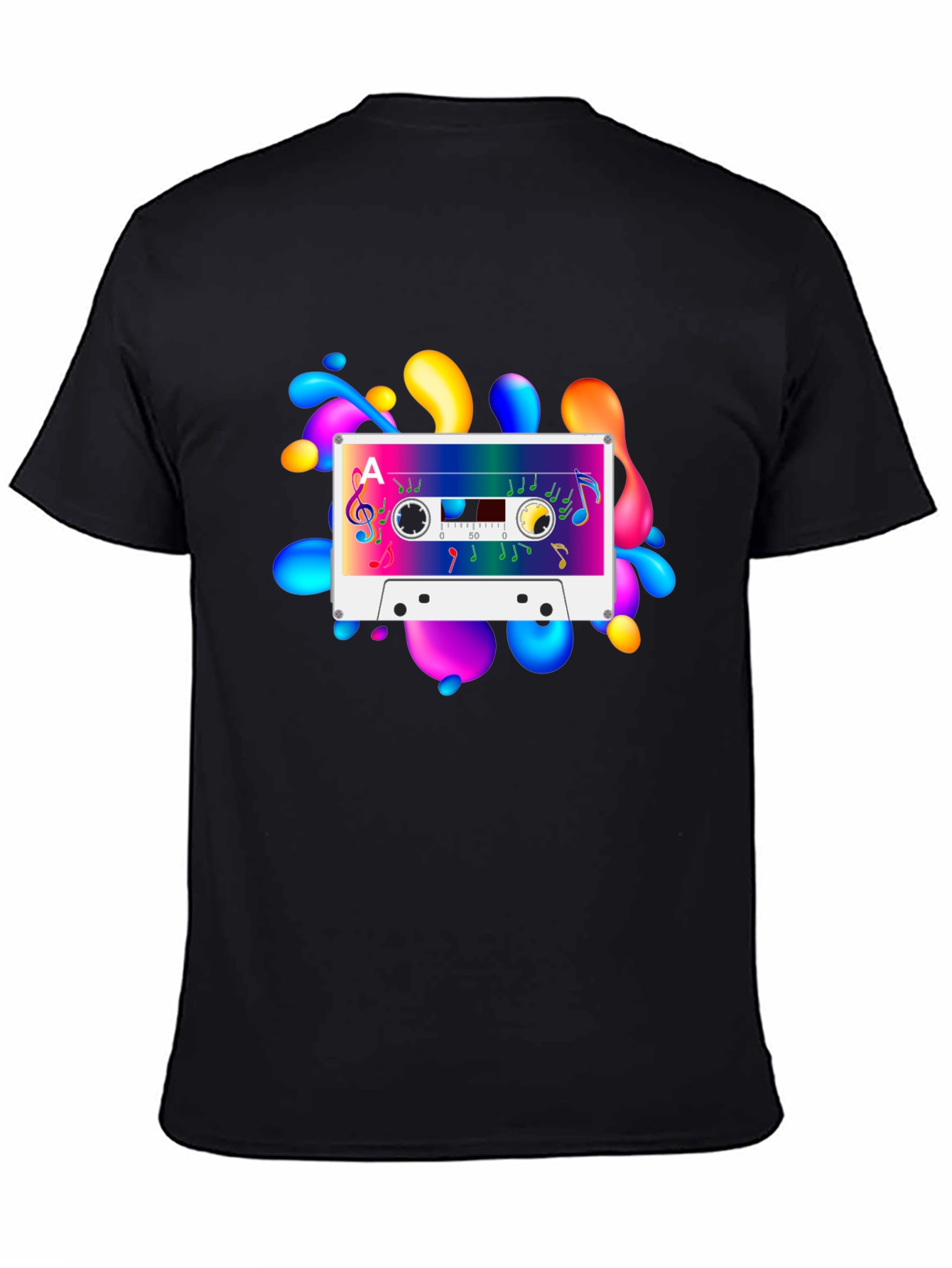 Retro Cassette Tape Graphic T-Shirt