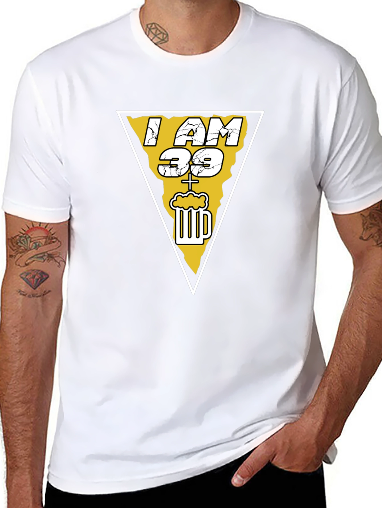 I AM 39+ Beer T-Shirt