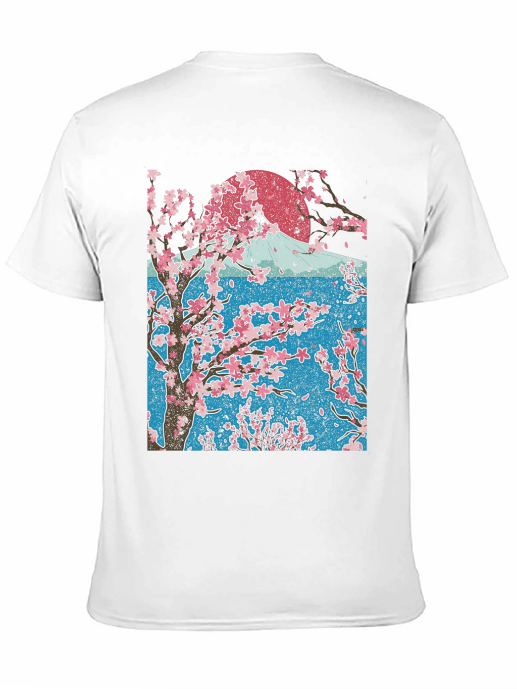 Cherry Blossom Tree Graphic Tee - Black