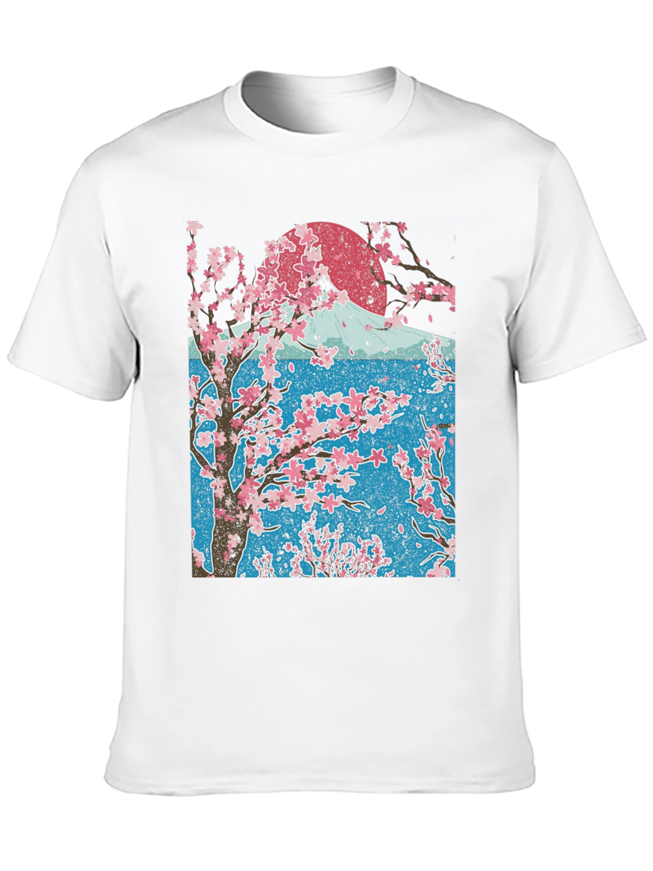 Cherry Blossom Tree Graphic Tee - Black
