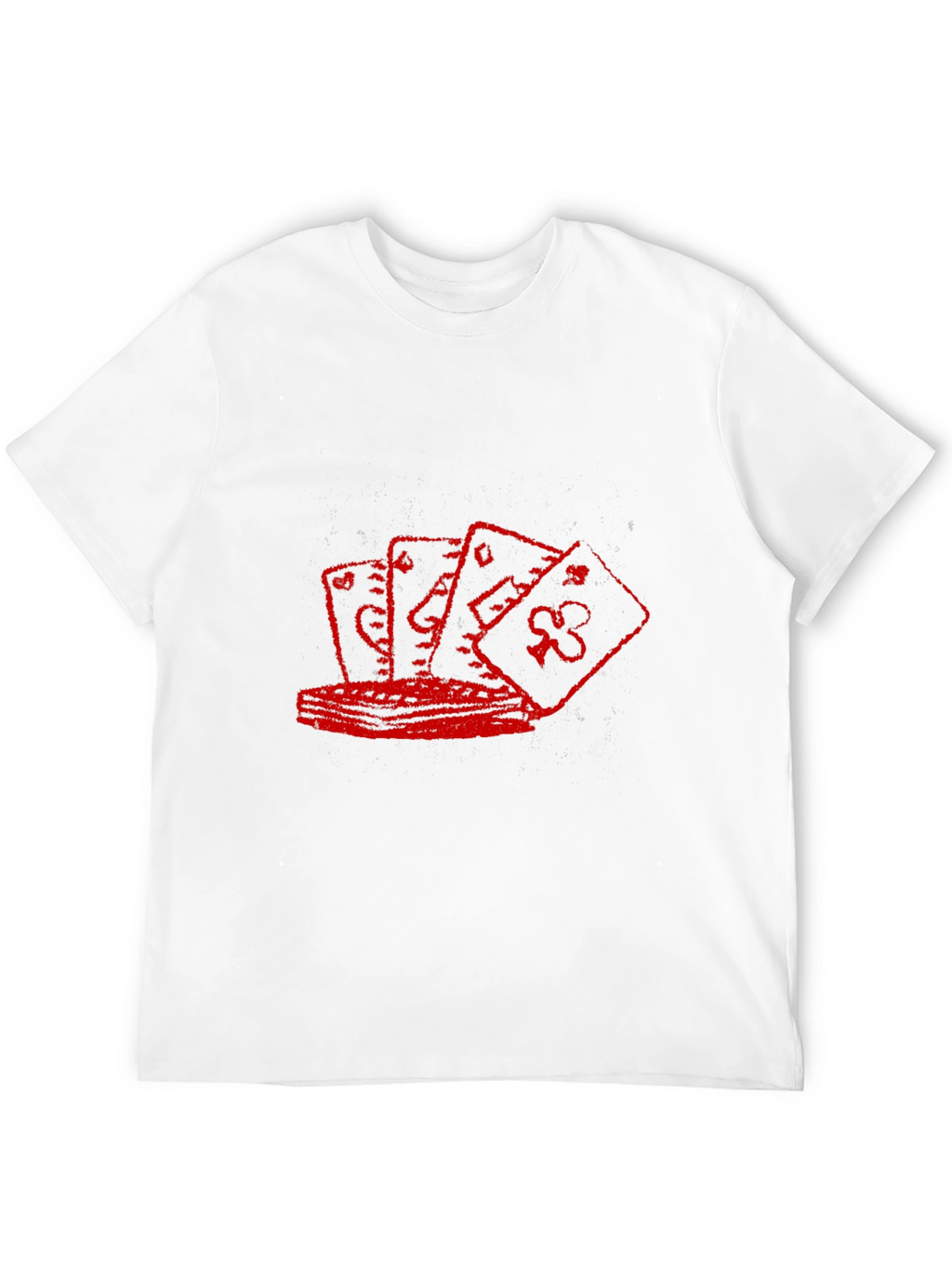 Playing Card Graphic Tee - Black
