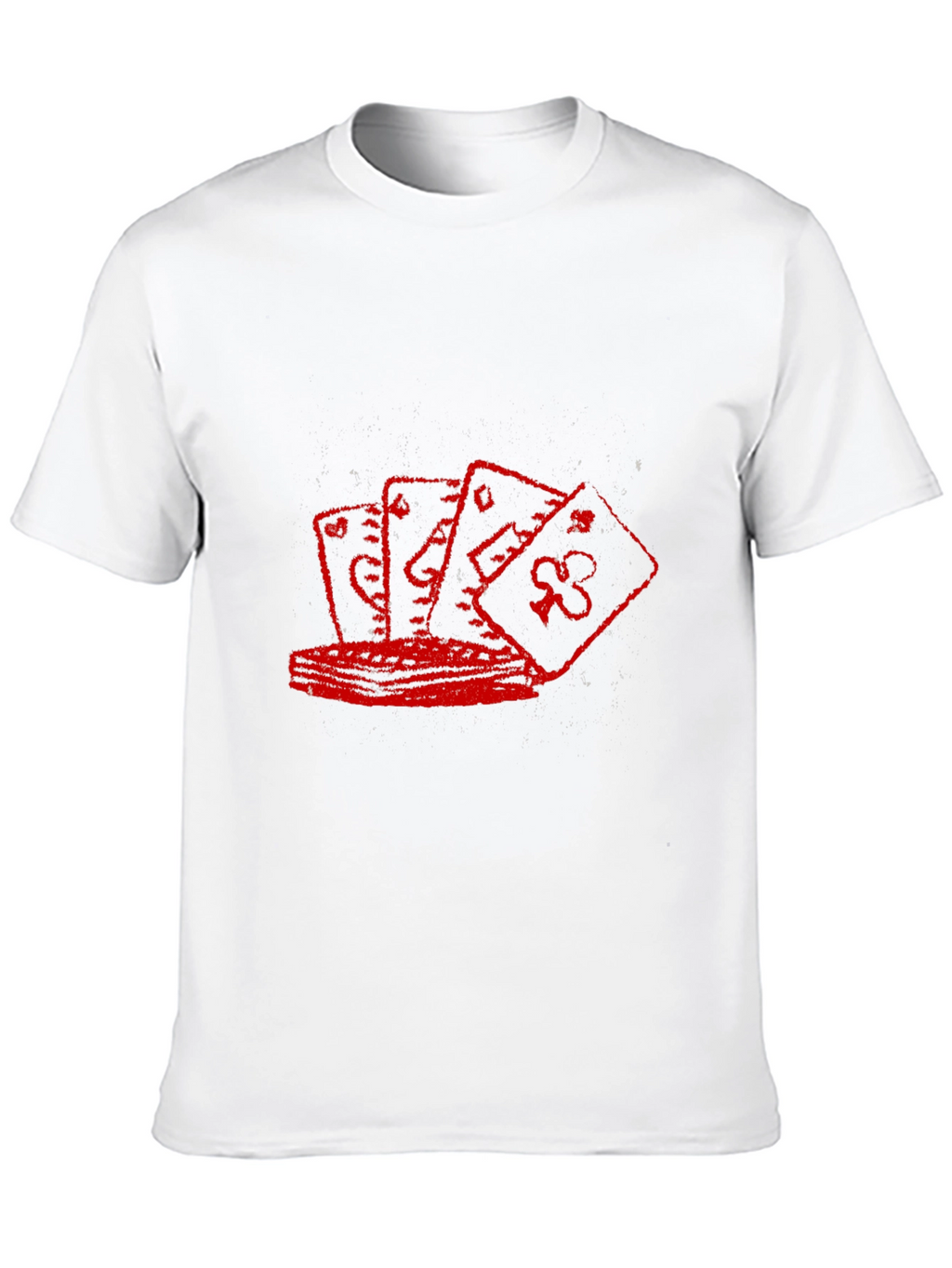 Playing Card Graphic Tee - Black