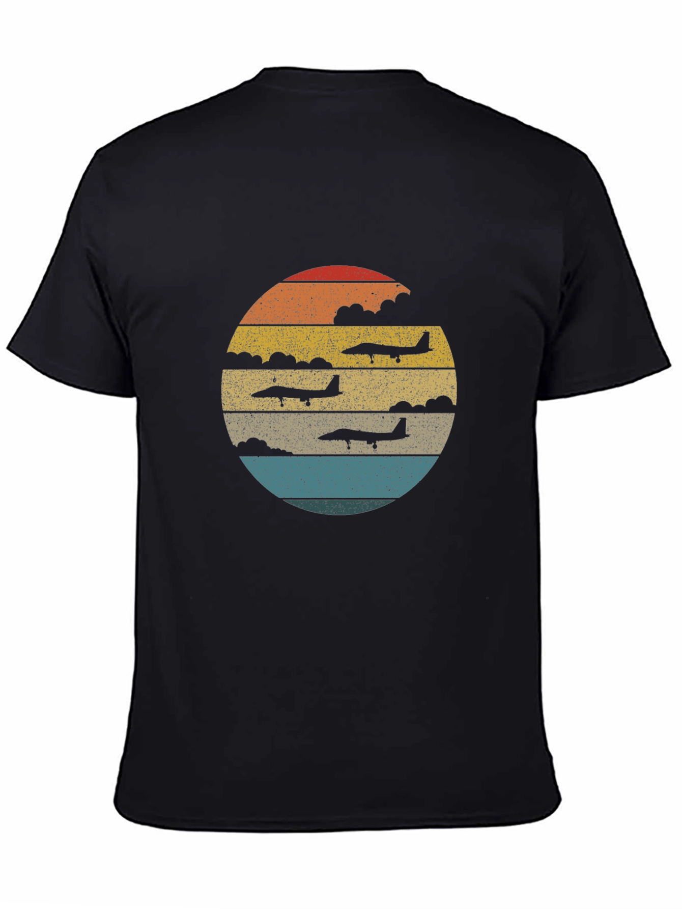 Retro Airplane Sunset T-Shirt | Aviation Tee