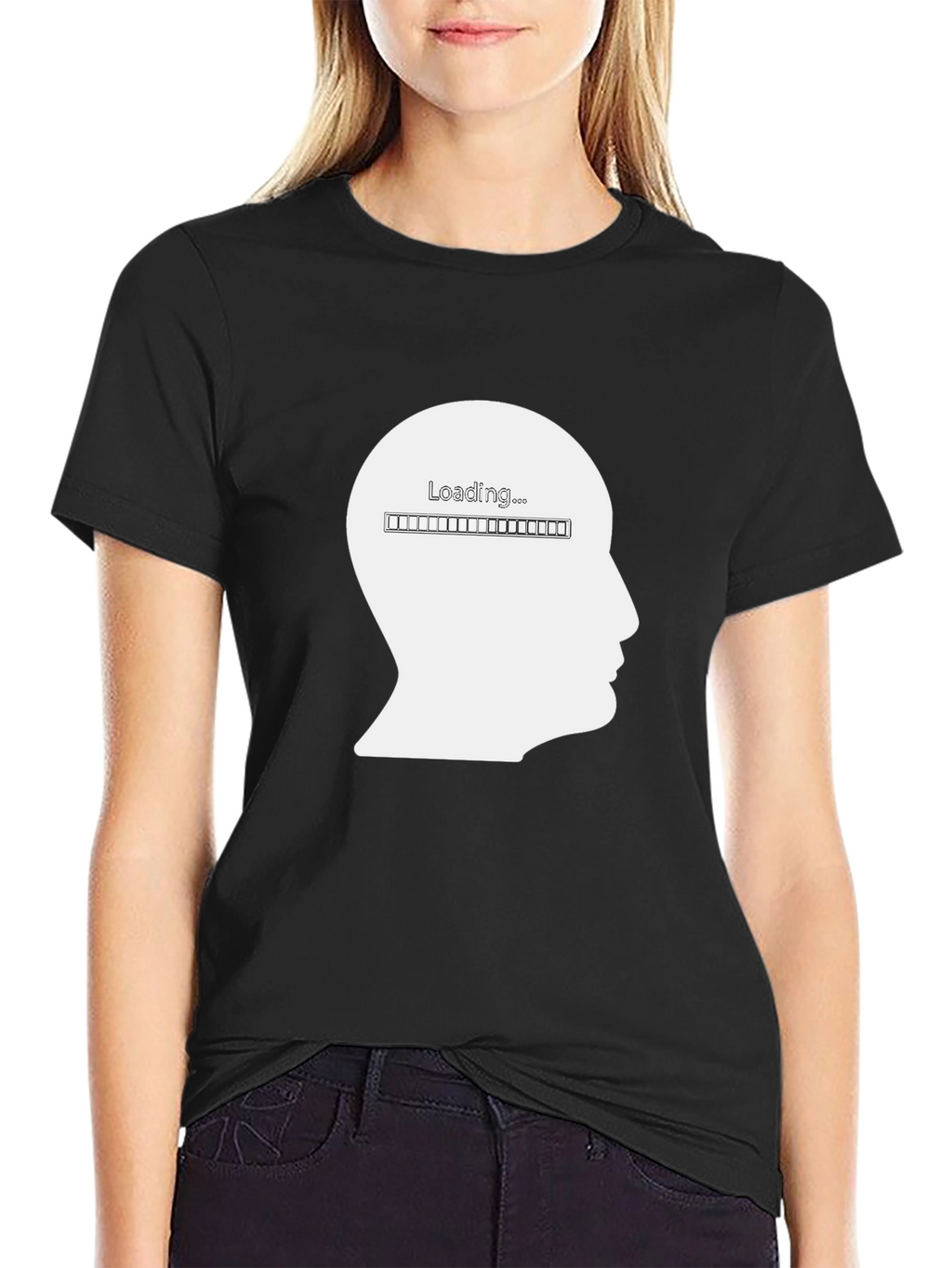Loading Brain T-Shirt - Unisex Black Tee