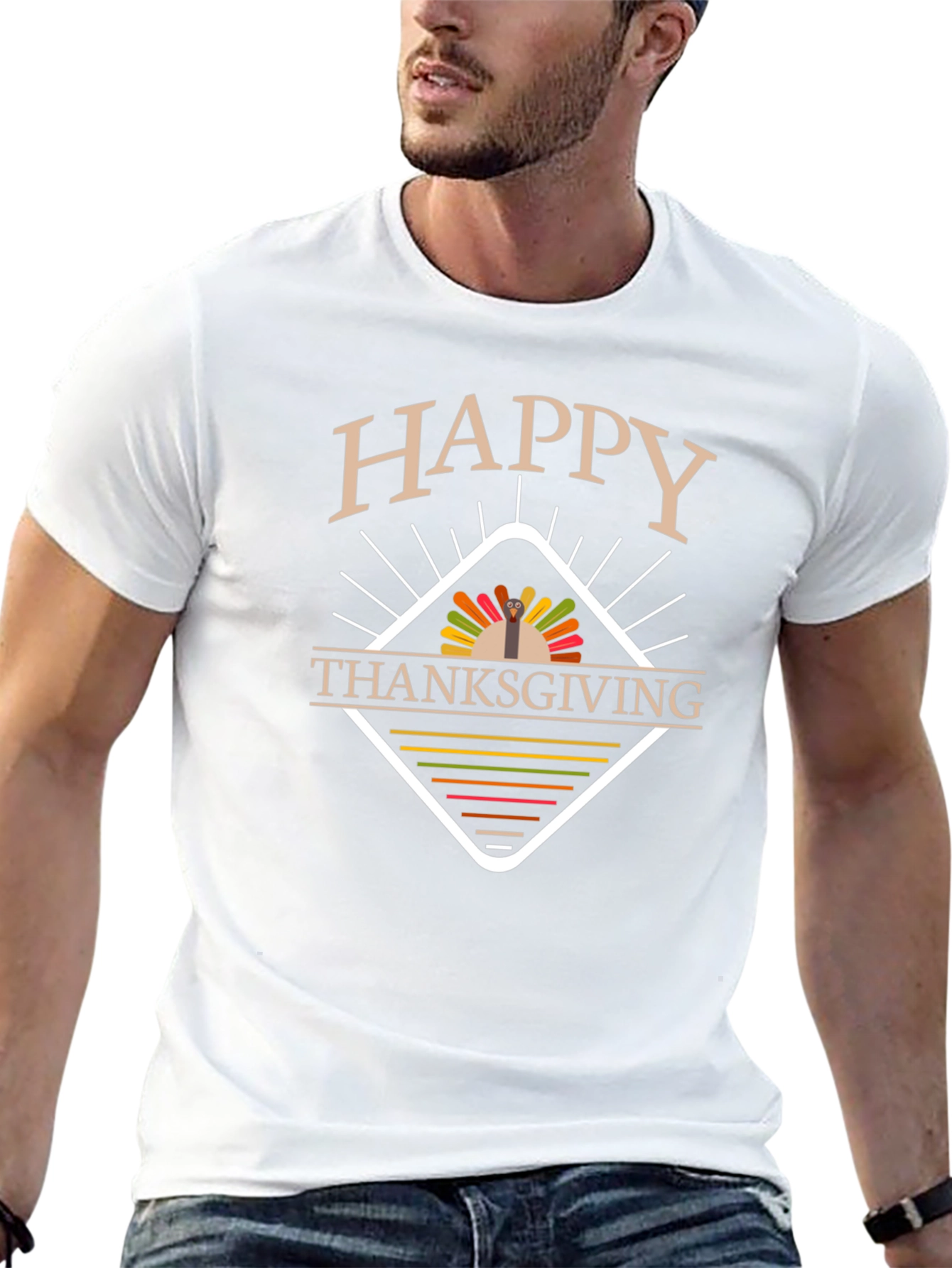 Happy Thanksgiving Graphic T-Shirt