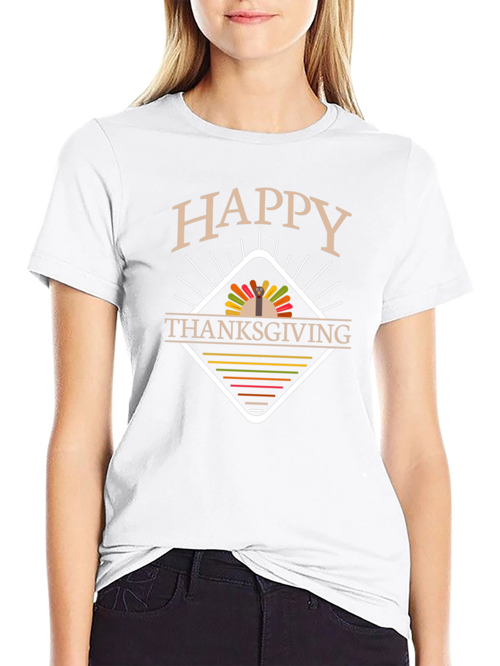 Happy Thanksgiving Graphic T-Shirt