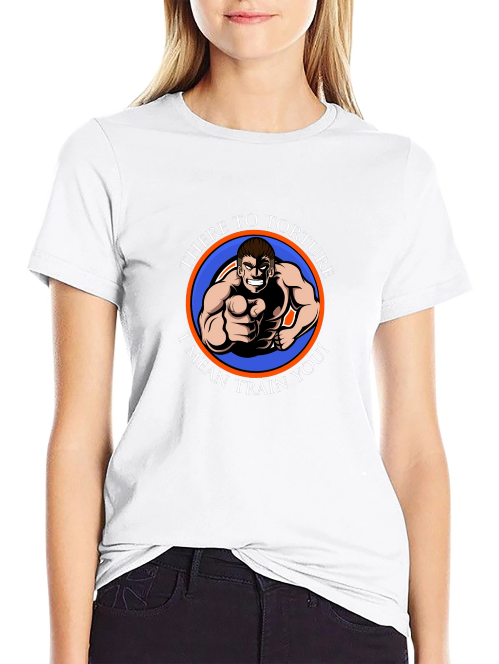 Humorous Fitness T-Shirt - There to Torture...