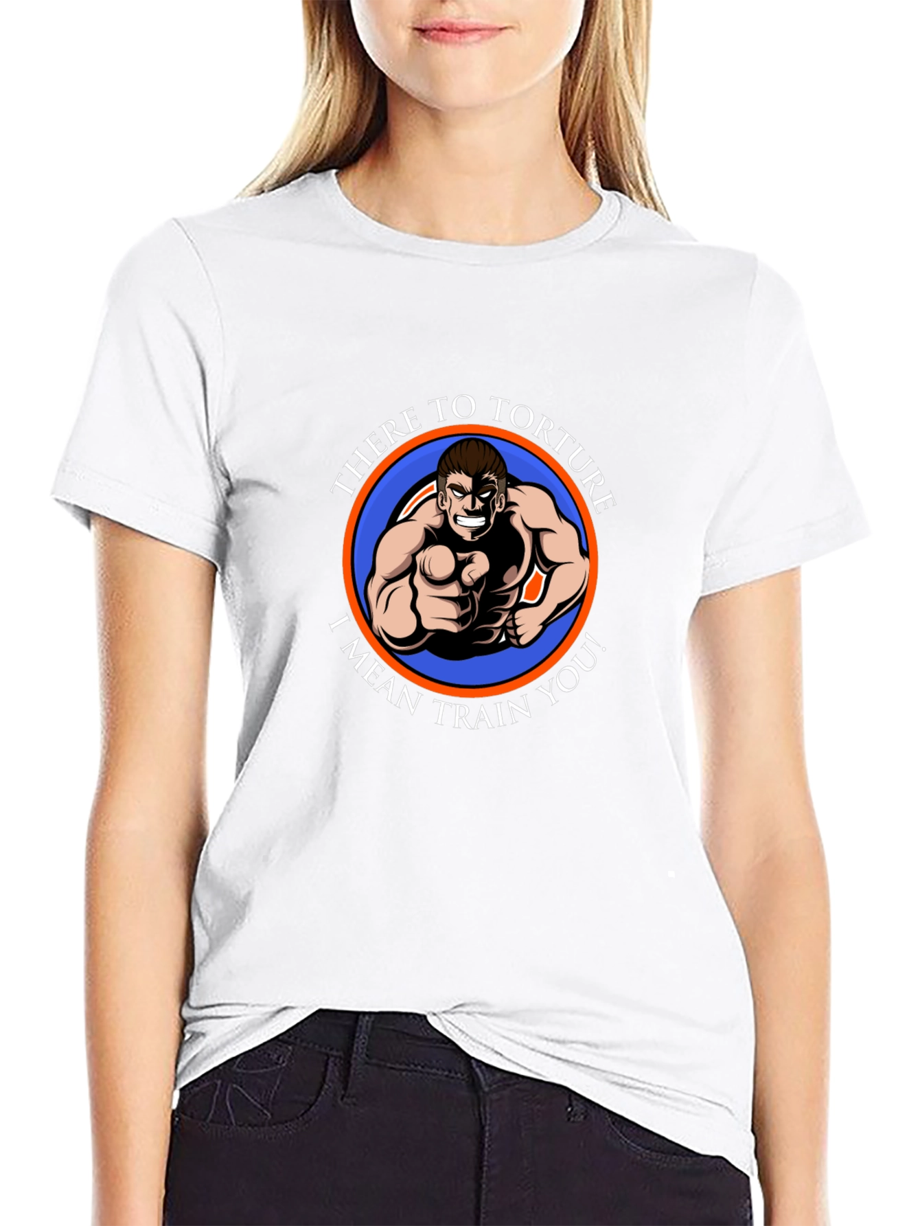 Humorous Fitness T-Shirt - There to Torture...