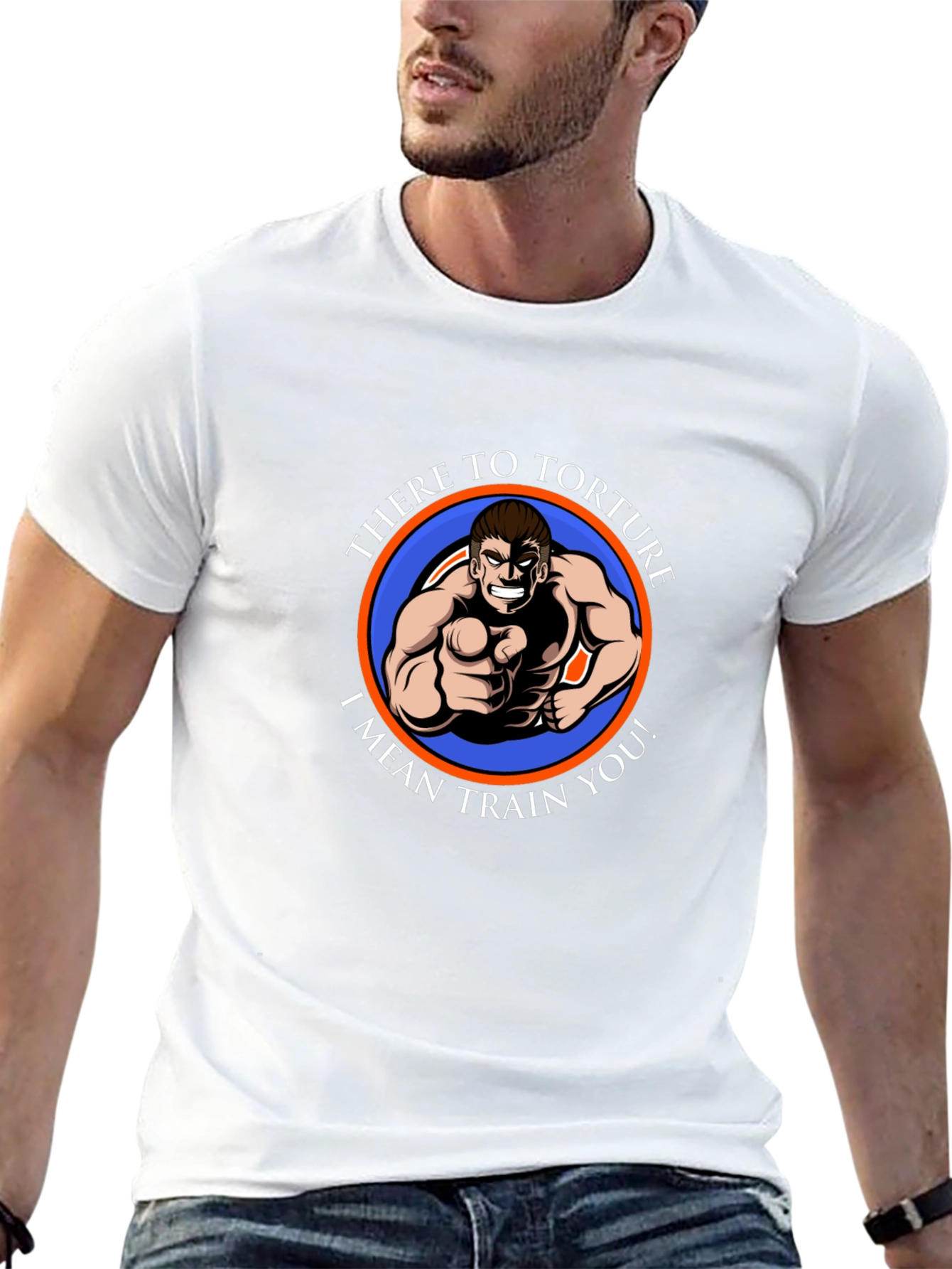 Humorous Fitness T-Shirt - There to Torture...